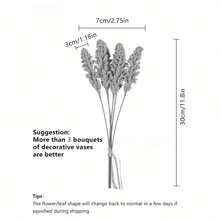 6pcs/Set Artificial Lavender Floral Bouquet, Wedding Bridal, Valentine's Day, Birthday Party, Autumn Decor, Fake Flowers, Vase Filler, Home Decor, New Year, Outdoor Garden, Wedding Wreath, Living Room DIY Supplies Gifts Graduation