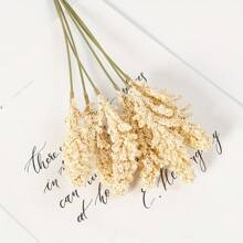 6pcs/Set Artificial Lavender Floral Bouquet, Wedding Bridal, Valentine's Day, Birthday Party, Autumn Decor, Fake Flowers, Vase Filler, Home Decor, New Year, Outdoor Garden, Wedding Wreath, Living Room DIY Supplies Gifts Graduation