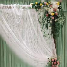 Lace Fabric In Multiple Sizes & Colors: 59inch*39.37inch /150cm*100cm /150cm*200cm /150cm*300cm /150cm*500cm Floral Rose Knitted Lace Fabric, Non-Stretch, Black, White, Beige, Sky Blue, Burgundy, Pink, Purple, For DIY Clothing, Wedding Dress, Sewing, Home Curtain, Door Curtain, Wedding Decor, Party Decor, Sports Festival Headpiece, Ribbon Decorations