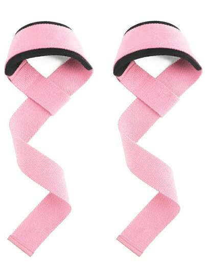 1 Pair Adjustable Weight Lifting Wrist Straps Bodybuilding Powerlifting Strength Training Deadlifts Straps Gym Accessories