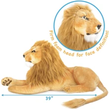 Lasodo The Lion - 39 Inch Stuffed Animal Plush - Multicolor - View 2
