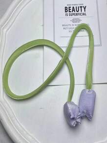 1 件郁金香图案窗帘系带，新式客厅窗帘系带，纺织窗帘系带