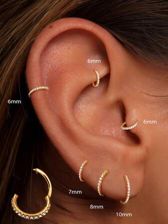 Single One S925 Sterling Silver Zirconia Earrings With Seamless Opening Earrings And Ear Buckles For Women, Daily Outfit For Women, The Best Gift For Girlfriend, Mother, Sister