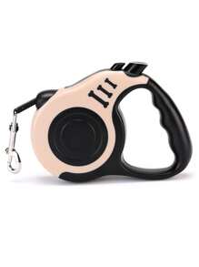 1 Piece Dog Leash Automatically Retractable Dog Walking Tool Dog Leash Pet Leash Color Blocking Bone Frosted Leash Portable Dog Leash Automatically Retractable Dog Walking Chain (Different Batches Do Not Affect The Use And Appearance)
