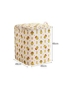 New Non-Woven Fabric Chick Pattern Storage Bag, Clothes, Quilt, Underwear Organizer Bag, Packing Bag For Moving & Organizing - Multicolor - View 11
