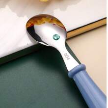 2pcs, Custom Any Name Kids Cutlery Spoon Fork Storage Box Set, Kids Cutlery Set Easter Gifts, For Boys And Girls, Cutlery Set Holiday Gifts, Perfect For Preschool, Kindergarten For Little Children Unified Customized One Set Of Cutlery, School Lunch, Birthday Gifts,Brunch-Ready,Warm Ambience,Home & Living,Customized Dinnerware