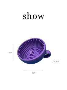 1 件硅胶化妆刷清洁垫，化妆工具刷清洁刷板