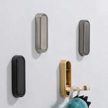 1/4 chiếc Móc treo tường gấp, Móc treo khăn áo choàng ẩn, Móc treo khăn bằng thép không gỉ, Phụ kiện phòng tắm, Móc treo phòng ăn nhà bếp phòng ngủ (Vít lắp đặt miễn phí) - Nhiều màu - Xem 1