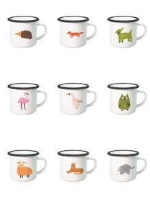 1 件定制名字个性化礼品白色搪瓷杯，特殊场合的独特礼物，个性化照片咖啡杯，定制露营杯，定制圣诞礼物，个性化周年纪念照片杯，送给家人、朋友和宝宝的完美礼物，个性化万圣节搪瓷杯，定制马克杯，定制咖啡杯 - 白色 - 查看 26