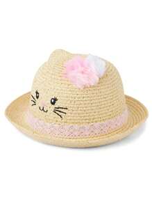The Children's PLACE Baby Girls Cat Fedora - 自然的 - 查看 2