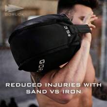 GORUCK Sand Kettlebells Weight For Fitness & Body Workout For Men & Women - For Weightlifting, Dumbbell & Yoga - For Home & Gym Training - 35磅 - 查看 3