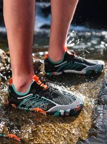 Unisex Quick Dry Anti-Slip Water Shoes, Couples Style - Suitable For Swimming, Surfing, Yoga And Hiking Outdoor Activities - Lightweight And Comfortable With Buckle Straps - Black - View 11