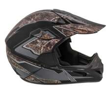 Adult Frenzy Mossy Oak MX Off-Road Motocross ATV Dirt Bike Helmet DOT Approved Size: X-Large - Black - View 5