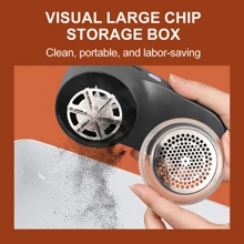 NetHong Electric Lint Remover Rechargeable Bobble Remover Fabric Shaver For Clothes NEW,USB Rechargeable Sweater Shaver, Power Lint Shaver, LED Display, Fuzz Remover, Pilling Remover, Portable Hairball Trimmer For Clothes, Bedding, Furniture, Carpet, Sofa, Cleaning Supplies, Cleaning Gadgets - Grey - View 8