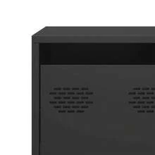 vidaXL Mobile TV Nero 68x39x43,5cm in Acciaio Laminato a Freddo - nero - Visualizzare 9