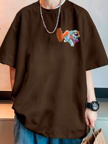 FLUXOGEEK Camisa Camiseta Oversized Streetwear  One Piece Luffy Gear 5 Despertar Ataque Especial Expansão Velocidade Transformação Série REF 7167 FLUXOGEEK