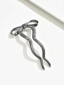 1pc/3pcs/4pcs Ballet Bow U-Shaped Hairpin, Simple And Fashionable Hair Accessories, Daily Casual Hair Accessories