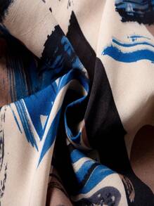 男士夏季速干短裤，时尚印花宽松沙滩裤，适合旅行、海滩、游泳 - 彩色 - 查看 7