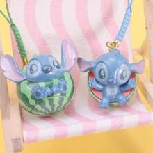 Miniso Disney Stitch Cute Keychain Backpack Pendant Bag Charm Small Gifts - Type a - View 3