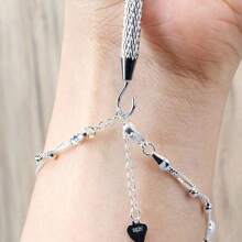 1PC Bracelet Helper Tool For Handmade Jewelry, Assisting In Making Bracelets, Necklaces, Gift For Valentine's Day, Available In Golden, Silvery, And Rose Gold Colors. - Multicolor - View 2