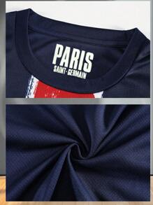 ODMYONO Voetbalset voor heren 2024-2025 - Set met shirt met lange mouwen en korte broek, huisstijl