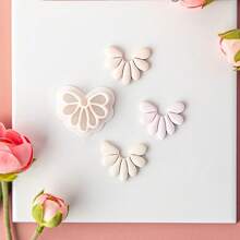 1pc Petals Shaped Polymer Clay Cutting Mold, For DIY Polymer Clay Jewelry Clay Earrings Making Kit