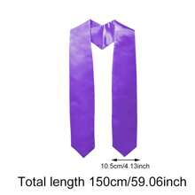 1 Stück Abschlussband, Einfaches Abschlussband für Erwachsene, Hochwertige Abschlussband für Zeremonien & Fotos, Abschlussfeier - Verschiedenfarbig - Übersicht 12