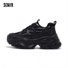 SEMIR Semir Women 2025 Nowe Letnie Oddychające Wygodne Platformy Gruba Podeszwa Casualowe Sportowe Trampki