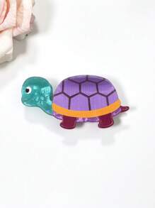 1 件可爱乌龟设计休闲 EVA 爪夹，适合春夏秋季