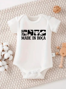 Body para Bebê Macacãozinho Festa Junina Infantil em Algodão Macio e Confortável Estampado Lançamento