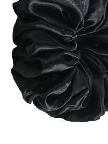 XXL码黑色发圈，丝滑触感，女士日常配饰发圈，休闲百搭，可作礼物或马尾辫发饰。