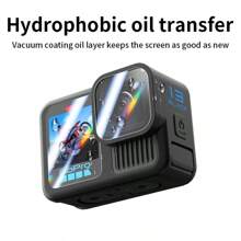 6 件装 Hero 13 钢化玻璃屏幕保护膜适用于 Gopro Hero 13 黑色相机镜头保护膜前液晶显示屏 9H 硬度钢化玻璃膜高清透明超薄防护防刮膜 - For GoPro13 - 查看 6