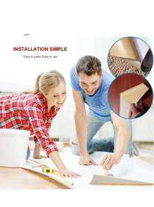 Waterproof Solid Color Stick Wallpaper, 15.7 X 23.6 Inches Wallpaper, Vinyl PVC Removable Wall Paper, Self-Adhesive Wall Sticker Decoration For Counter Furniture Cabinet And Room, 1 Roll - A11-Sky blue - 查看 3