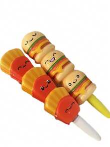 1pc Stress Relief Pen, Cartoon Squeeze Soft Stationery, Neutral Pen For Students