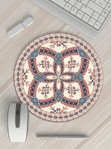 Geometrische ronde muismat - 8 stijlen om uit te kiezen, formaat 20 cm * 20 cm, antislipontwerp aan de onderkant, de muis is glad op de muismat, geschikt voor verschillende kantoorscènes