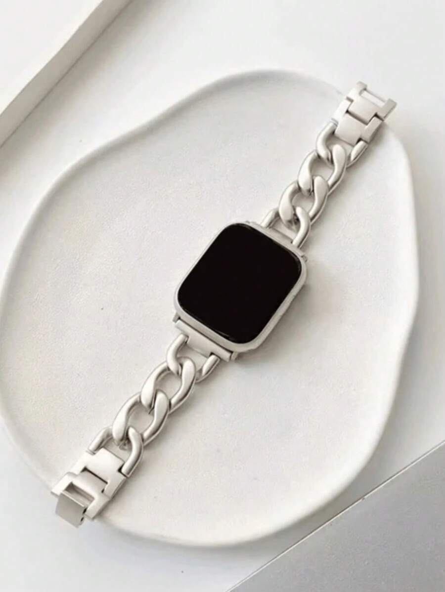 1 pieza Correa unisex clásica de metal para Apple Watch, compatible con Apple Watch de 45/49/38/40/41/42/44/46mm, compatible con Apple Watch Series Ultra/SE/10/9/8/7/6/5/4/3/2/1