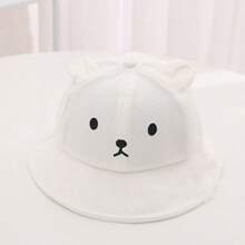 1pc Kids Cute Bear Bucket Hat, Lightweight Sun Protection For Spring/Summer - 1PC - View 3