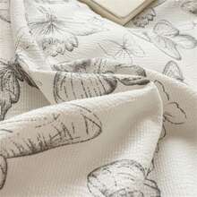 4 Peças Conjunto de Roupa de Cama (1 peça Capa de Edredon, 1 peça Lençol, 2 peças Fronhas Sem Enchimento), Conjunto de Roupa de Cama Macio e Aconchegante, Capa de Edredom Impressa em Padrão Floral Fofo, Opções de Tamanho Múltiplas, Destacável e Lavável, Adequado para Quarto e Hotel, Todas as Estações
