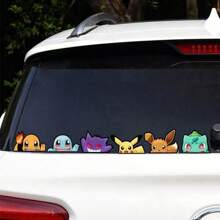 pokemon Pokemon Pikachu Stickers - 6 Fun Designs For Cars Motorcycles Backpacks And Car Window Decals Perfect For Fans Vehicle Decoration And Adding A Playful Touch To Your Style