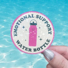 Emo Support Logo - Waterproof Vinyl Sticker, Suitable For Cars, Laptops And Water Bottles | Durable Cartoon Design, Easy To Apply - Multicolor - View 2