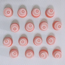 Cápsulas de papel para cupcakes, pequeñas tazas de papel para hornear, forros de tazas de papel para pasteles pequeños, moldes para hornear, tazas de papel desechables para pasteles - Rojo - Ver 11