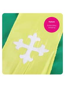 Adult Irish Priest Costume – St. Patricks Day Fancy Dress Outfit | Clergy Costume - Green - View 6