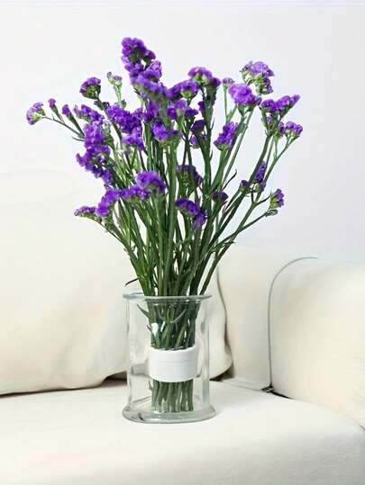 1pc Large Versatile Flower Arrangement Pot Reusable Spiral Bouquet Holder Stem Fixer, Lightweight Plastic Planting Tool Indoor/Outdoor Birthday Graduation Home Vase Room Glass view 4