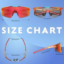 KAPVOE Polarized Fishing Glasses Kids Cycling Glasses Boys Girls Sports Glasses Children MTB Mountain Road Bike Outdoor Sports Tr90 Frame Glasses Camping, Running And Surfing Glasses - 07 - 查看 7