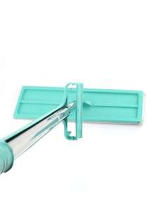 1pc Hands-Free Mop, Flat Mop With Stainless Steel Handle, Wet & Dry Use, Rotating Mop Pad, Clip-On Design With Wring, Tile & Hardwood Floor Cleaning, Bathroom Cleaning Tool, Absorbent Mop, Wood Floor Flat Mop (Includes Mop Pad*1), Protects Floor, No Residue - Multicolor - View 10