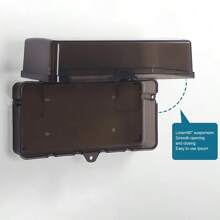 Cajas eléctricas para exteriores, caja de gestión de cables impermeable a prueba de lluvia, caja de enchufe a prueba de clima, Caja impermeable para tablero de cableado RDI6 - Negro - Ver 9