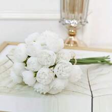 27 Stems Tea Rose And Mini Rose Bouquet, Suitable For Weddings, Home Decor, Photography, As Well As Gifts For Christmas, Valentine's Day, Thanksgiving, And Anniversaries Birthday Graduation