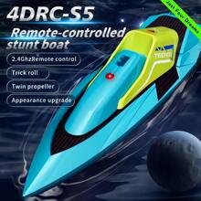 2025 Gray Remote Control Boat 20+ MPH 2.4GHz Racing Boats RC Boat 1~2 Batteries Children's Gifts, Birthday Gifts, Holiday Gifts - Multicolor - View 10