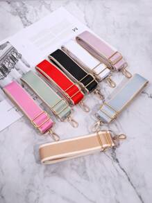 1pc Adjustable Solid Color Strap For Handbag, Minimalist Purse Accessory