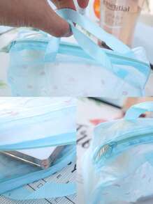 Ditsy Floral PVC wasserdichte Kosmetik-Toilettenartikel Dusch-Organizer Reise-Aufbewahrungstasche, ein Muss-haben Make-up-Tasche Make-up-Tasche Hautpflege-Tasche Kulturbeutel Packwürfel, Reiseessentials Kreuzfahrtessentials Studentenwohnheim-Essentials, Brautjungferngeschenke, Muttertagsgeschenke, Geburtstagsgeschenke, Geschenke für Freunde und Lehrer, Wohndekoration, Badezimmer Wohnzimmer Bett Lippenpflege-Organizer, Kosmetiktasche, große Makeup-Tasche, Weihnachtsgeschenke, Tasche, Reise, Tasche, Clutch / kleine Handtasche, Make-up-Organizer, Tasche, Pinseletui, Mini-Tasche, Tasche mit großer Kapazität